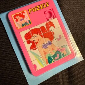 ラスト1点【新品・未使用】ミニスライドパズル リトルマーメイド アリエル 03