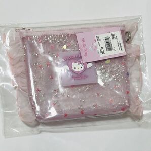 ムーンプリム ハローキティ フリルクリアポーチ 伊勢丹 サンリオ コラボ 化粧