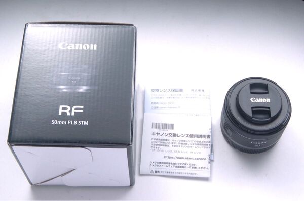 6月29日購入 メーカー保証 新品同様 Canon RF50mm F1.8 STM