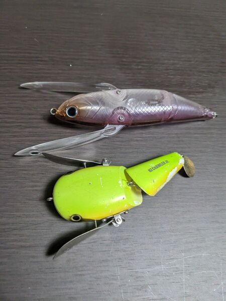 NZクローラーjr レゼルブ ビッグ バス釣り ルアー ワーム ダッジ デプス