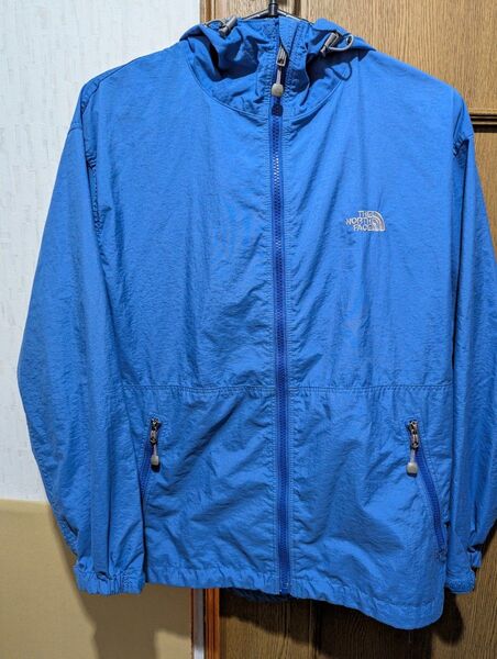 ノースフェイス コンパクトジャケット Sサイズ 水色 NPW11410 収納袋付 THE NORTH FACE マウンテンパーカー