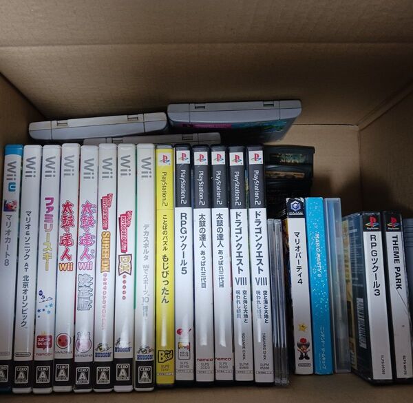 【未検品/ジャンク】ゲームソフト まとめ売り WiiU Wii PS2 PS1 GBA GC SFC スーパーファミコン セット