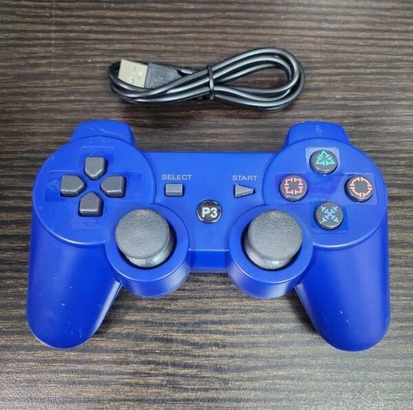 【未使用品】PS3 コントローラー 互換品 プレステ3 PlayStation3 ブルー
