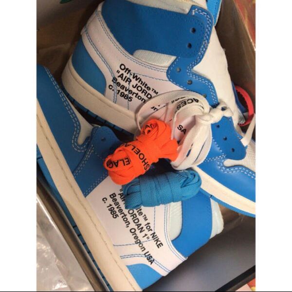 THE TENシリーズのaj1 off-white UNC
