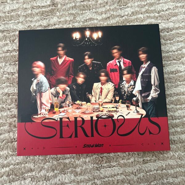 (外付) 初回盤B スリーブ Snow Man CD+DVD/SERIOUS 25/7/23発売 【オリコン加盟店】