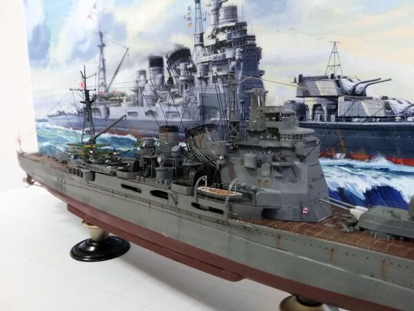 1/350 重巡洋艦 高雄 アオシマ 完成品