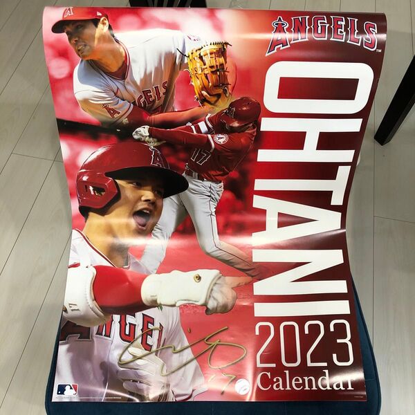 大谷翔平 カレンダー ポスター 未使用 2023年物 メジャーリーグMLB