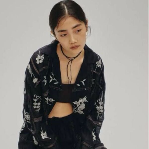 新品タグ付TODAYFUL Embroidery Patchwork Shirtsエンブロイダリー パッチワーク シャツ