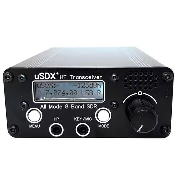 ☆ 未使用 ☆ uSDX PLUS 8バンドSDRオールモード(USB、LSB、CW、AM、FM)HF QRPトランシーバー。