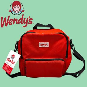 【新品未使用】Wendy’s ミニリュック 赤 ショルダー 斜め掛けバッグ 希少