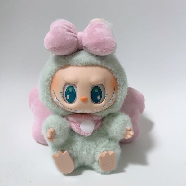labubu ラブブ ぬいぐるみ着 着せ替え服 可愛い 2点セット ピンク