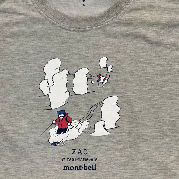 モンベル 【店舗限定】 ご当地デザインTシャツ 男女兼用 蔵王連峰