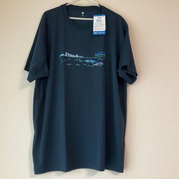 モンベル 【店舗限定】 ご当地デザインTシャツ 男女兼用 海から見た横浜の景色