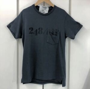  new goods!ENGINEERED GARMENTS color fading processing T-shirt (XS)