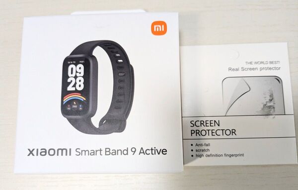 【未使用、超美品】シャオミスマートバンド9アクティブ■ Xiaomi Smart Band9Active■保護フィルム付