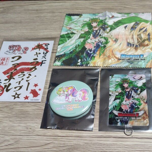 マクロスF ギャラクシーライブ クリーナークロス 缶バッジ フォンタブ 御朱印 ランカ ランカ・リー 4点セット