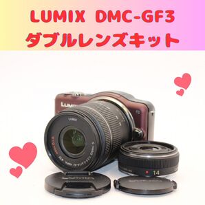 ★ショット数2330回★ LUMIX DMC-GF3 レンズセット ミラーレス ミラーレス一眼 パナソニック Panasonic