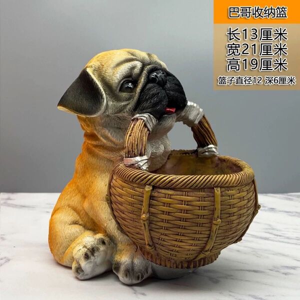 オーナメント 置物インテリア動物イヌ 犬 インテリア(新品)