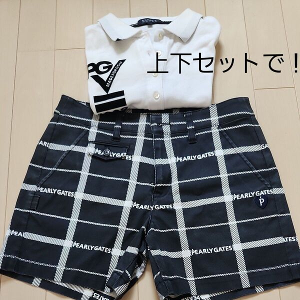 パーリーゲイツ ポロシャツ&ショートパンツ0 セット PEARLY GATES
