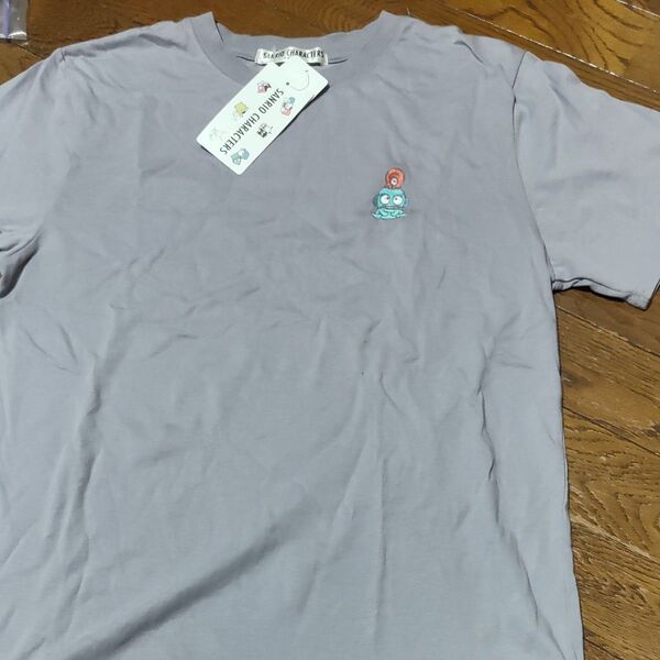 サンリオsanrioキャラクターズ ハンギョドン Tシャツ Мサイズ レディース 半袖 はんぎょどん バックプリント有り