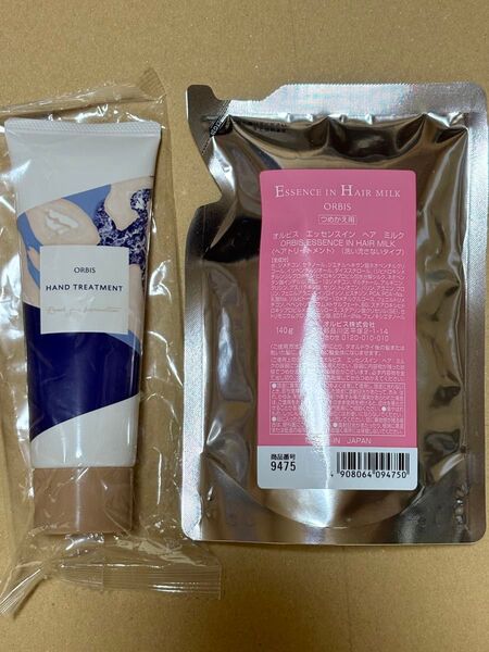 オルビス エッセンスインヘアミルク(つめかえ用 140g )+ ハンドトリートメント