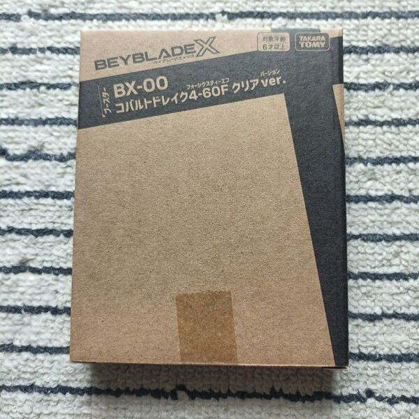 新品未開封【ベイブレードx】 コバルトドレイク4-60F クリアver