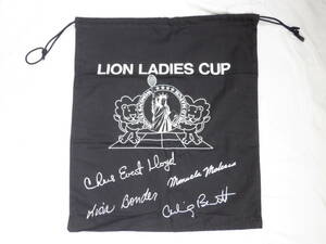 1984 год [ лев * женский * cup ] сувенир чёрный цвет ткань сумка ткань пакет редкость товар не продается не использовался товар 