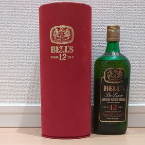 古酒 (未開栓)BELL'S 12年 De Luxe スコッチウイスキー 箱付き