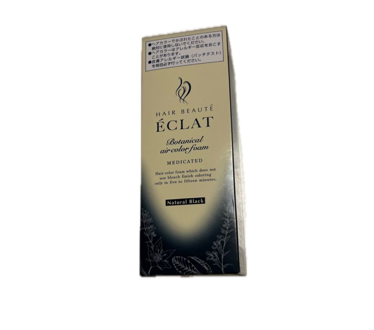 ÉCLAT エアカラー ナチュラルブラック 80g 2箱 ヘアボーテ エクラ ボタニカルエアカラーフォーム ナチュラル