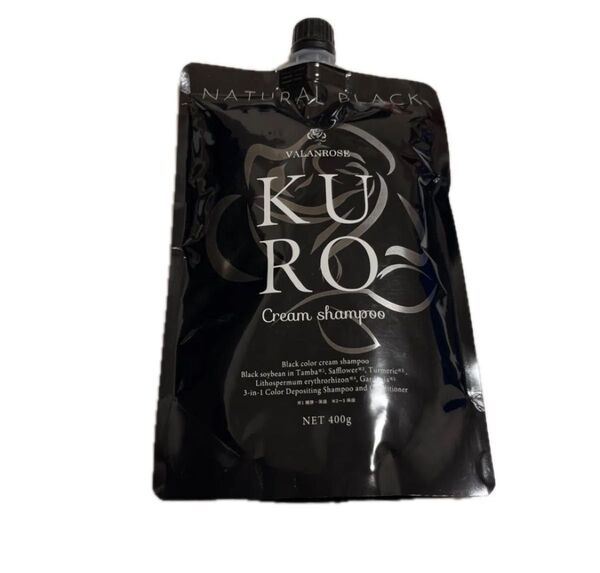 バランローズ KURO クリームシャンプー ナチュラルブラック 白髪染め 1個 新品未開封 送料無料
