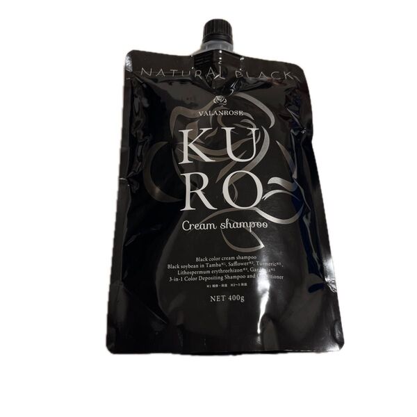 バランローズ KURO クリームシャンプー ナチュラルブラック 白髪染め 1個 新品未開封 送料無料
