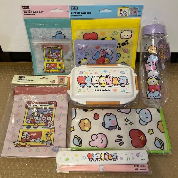 【BTS・BT21】minini ランチグッズ(7点セット)