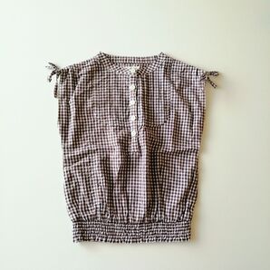Olive Juice ギンガムチェックのトップス オリーブジュース 4Y 100 インポート海外子供服