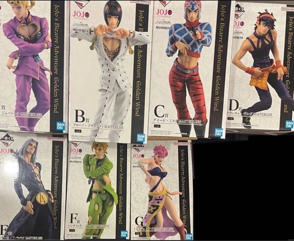 ジョジョの奇妙な冒険 一番くじ A賞 B賞 C賞 D賞 E賞 F賞 G賞 フィギュア