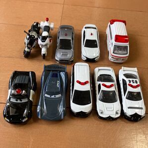 ほぼトミカ パトカー 救急車など10台セット TOMICA