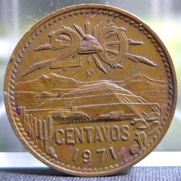 メキシコ 20センタボス 1971年 硬貨 古銭 まとめ 20センターボ 20セント