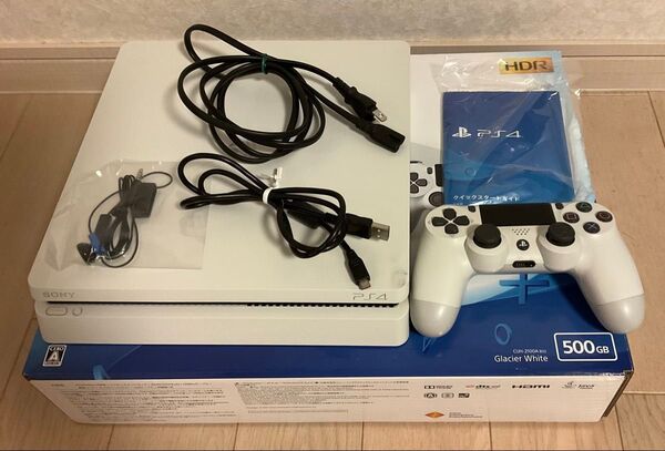中古 SONY PlayStation4 CUH-2100A PS4 ホワイト ソニー プレステ4 HDMIケーブルのみ欠品