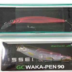 新品 ワカペン ハマミノー 86F 2個セット クリアワカサギ ハラグロアカマツ イッセイ 常吉 G.C.ワカペン 90