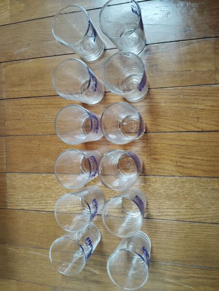 アサヒビール グラス ガラス 昭和レトロ 12点 未使用