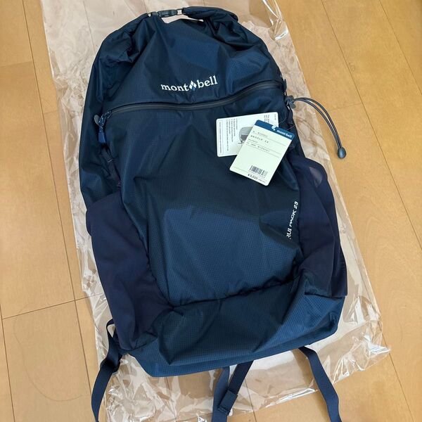 新品 モンベル ルルイパック23 ネイビー