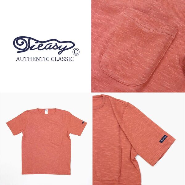 TIEASY(ティージー) HDCS ボートネック S/S バスク シャツ / メンズ 半袖 Tシャツ カットソー 無地