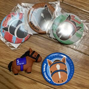 競馬グッズ 缶バッジ マグネット まとめ売り
