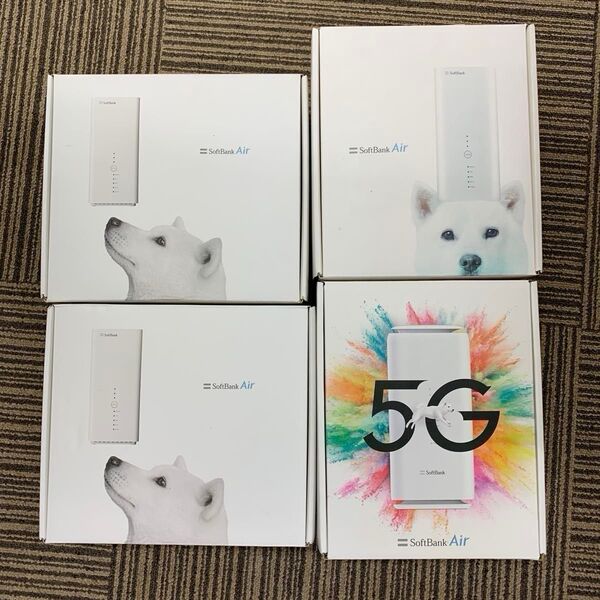 中古 SoftBank Air ソフトバンクエアー ターミナル3 4 5G対応 4台セット 781