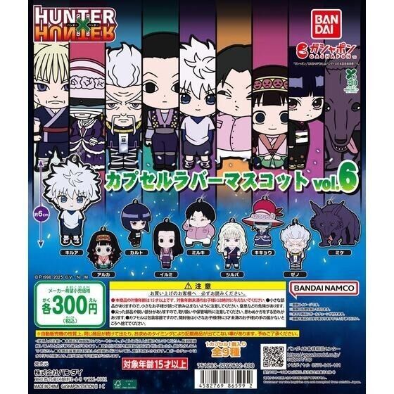 HUNTER×HUNTER カプセルラバーマスコットvol.6 コンプ 全9種
