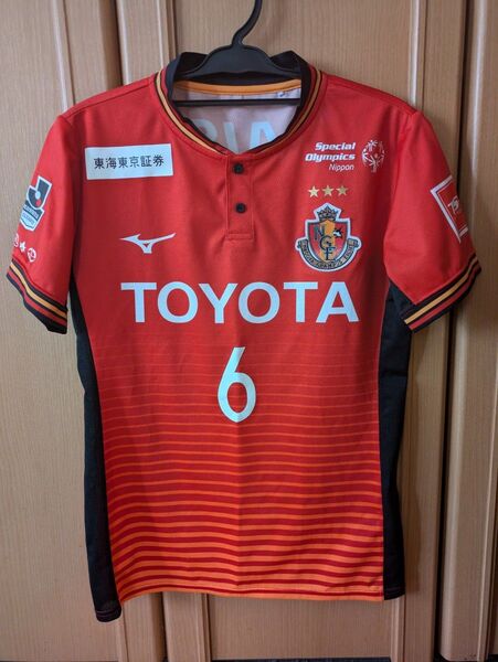 ★サイン入り!名古屋グランパス☆オーセンティックユニフォームNo.6宮原和也