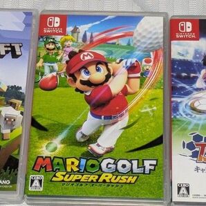 Switch ソフト3本セット Minecraft マリオゴルフ キャプテン翼