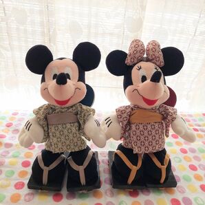 ミッキー ミニー 和装 浴衣 下駄 ぬいぐるみ ペア 夏祭り ディズニー TDS TDR グッズセット ミッキーマウス
