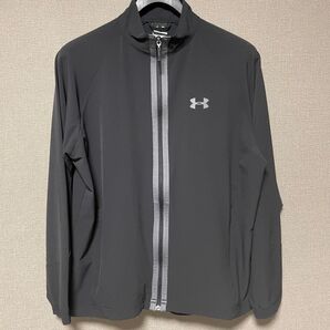 UNDER ARMOUR アンダーアーマー 長袖 ジャケット 黒系 トラックジャケット ジップアップ メンズ S