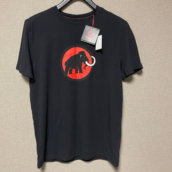 MAMMUT マムート 半袖 Tシャツ ブラック 黒 プリント メンズ S/M 1017-01480