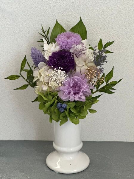 プリザーブドフラワー仏花 菊